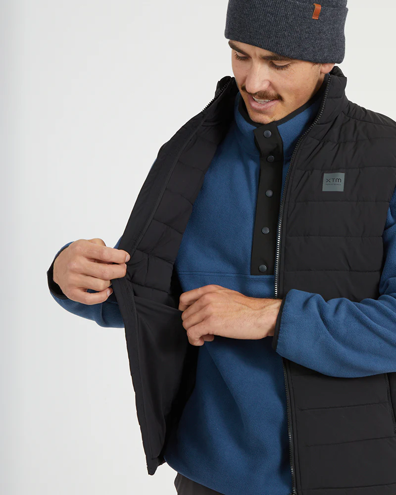 WOOLXLOFT Mens Puffer Vest Black - Image 6