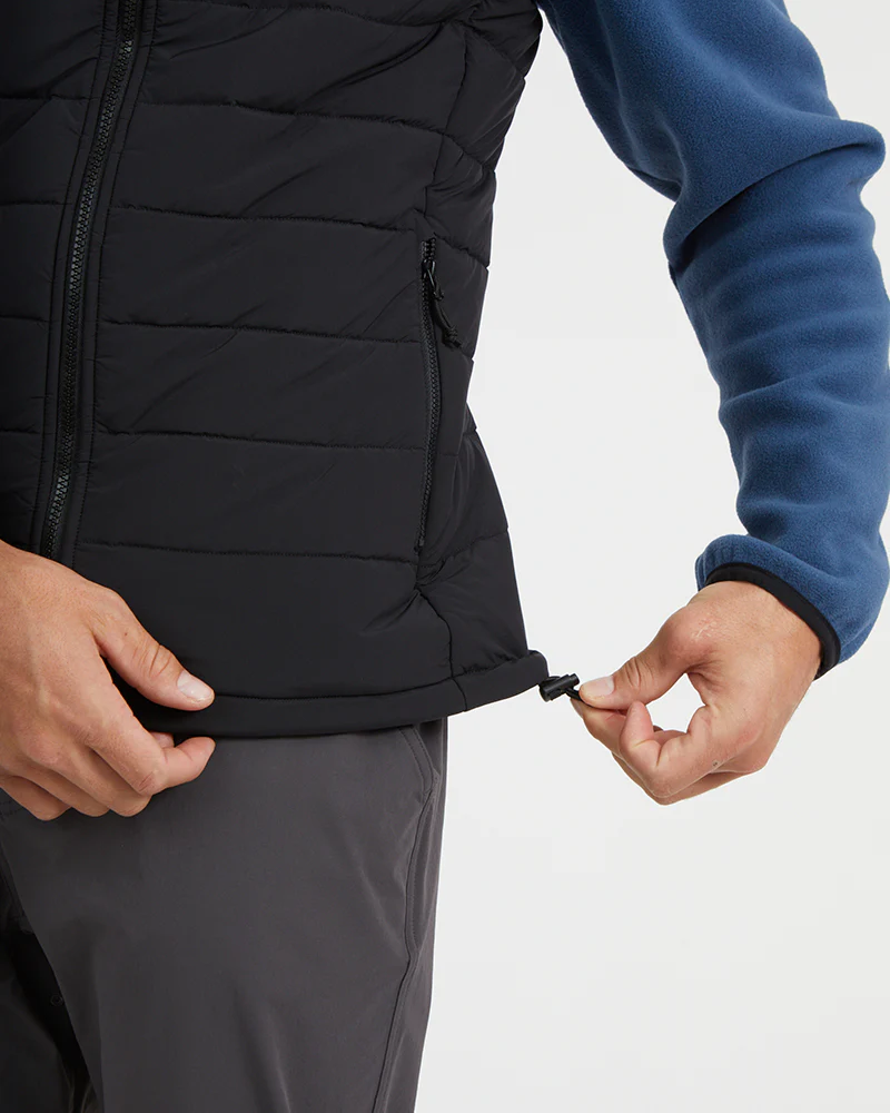 WOOLXLOFT Mens Puffer Vest Black - Image 8