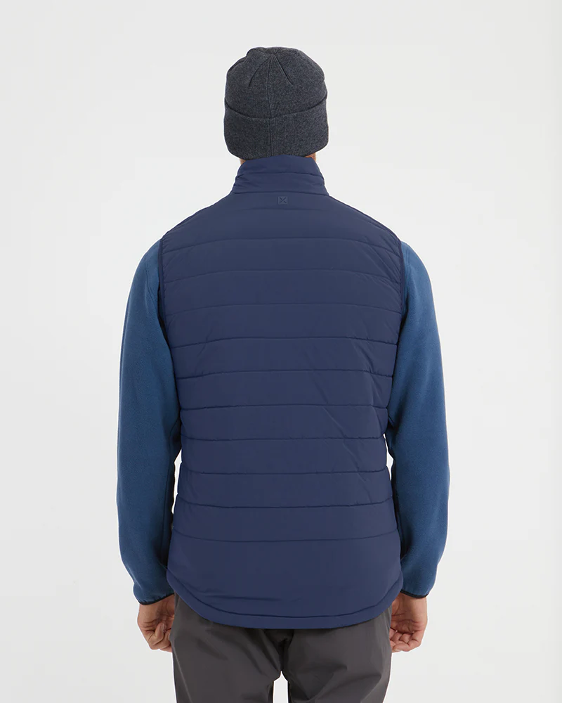 WOOLXLOFT Mens Puffer Vest Slate Blue - Image 2