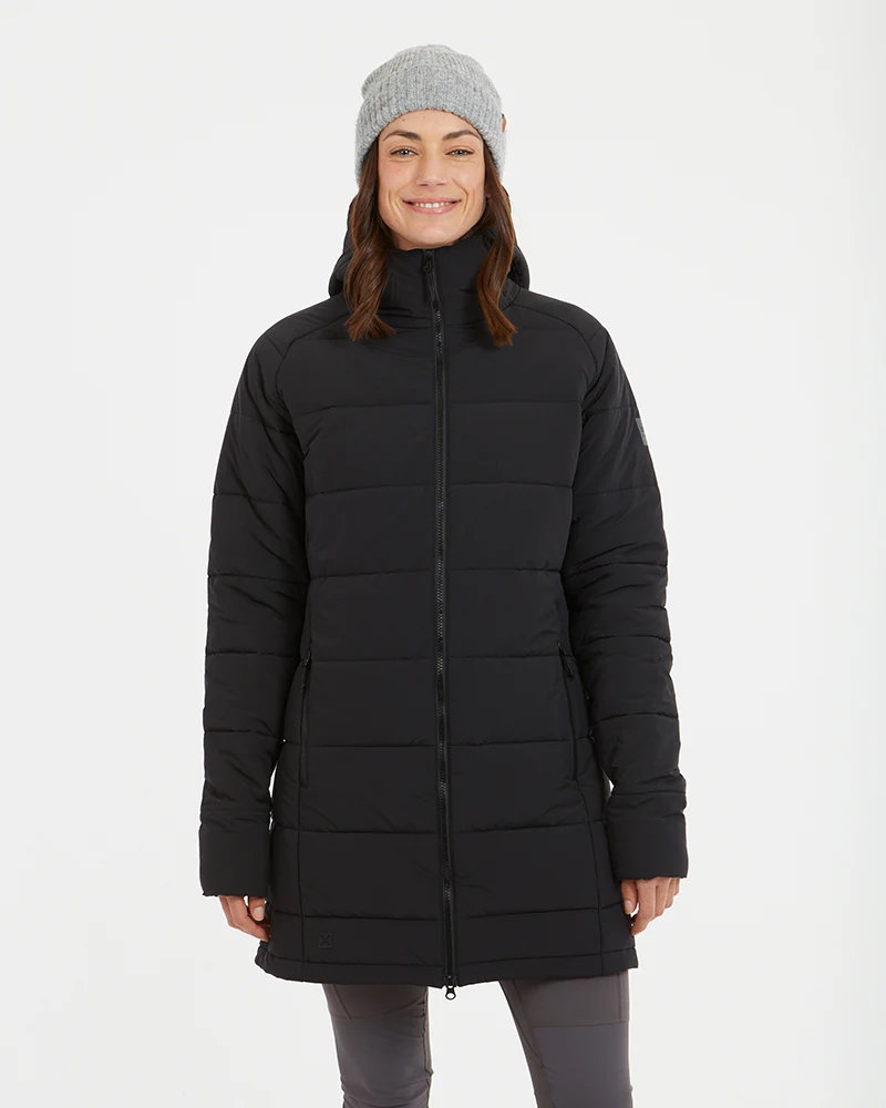 WOOLXLOFT Womens Insulated Puffer Coat Black