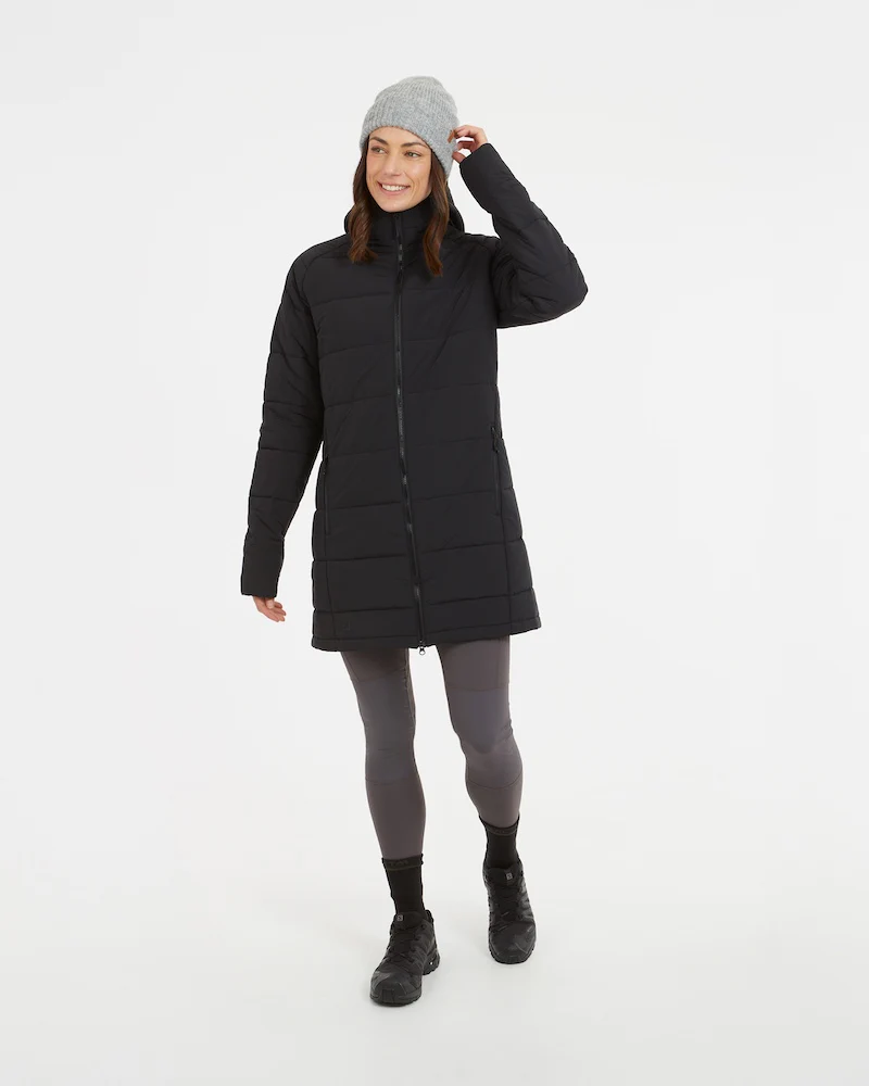 WOOLXLOFT Womens Insulated Puffer Coat Black - Image 5