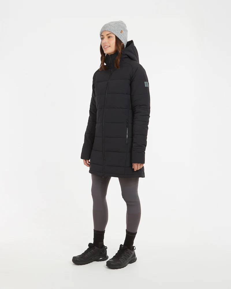 WOOLXLOFT Womens Insulated Puffer Coat Black - Image 7