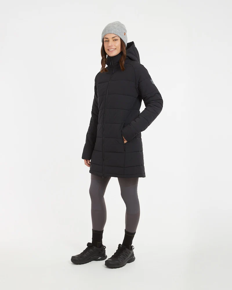 WOOLXLOFT Womens Insulated Puffer Coat Black - Image 8