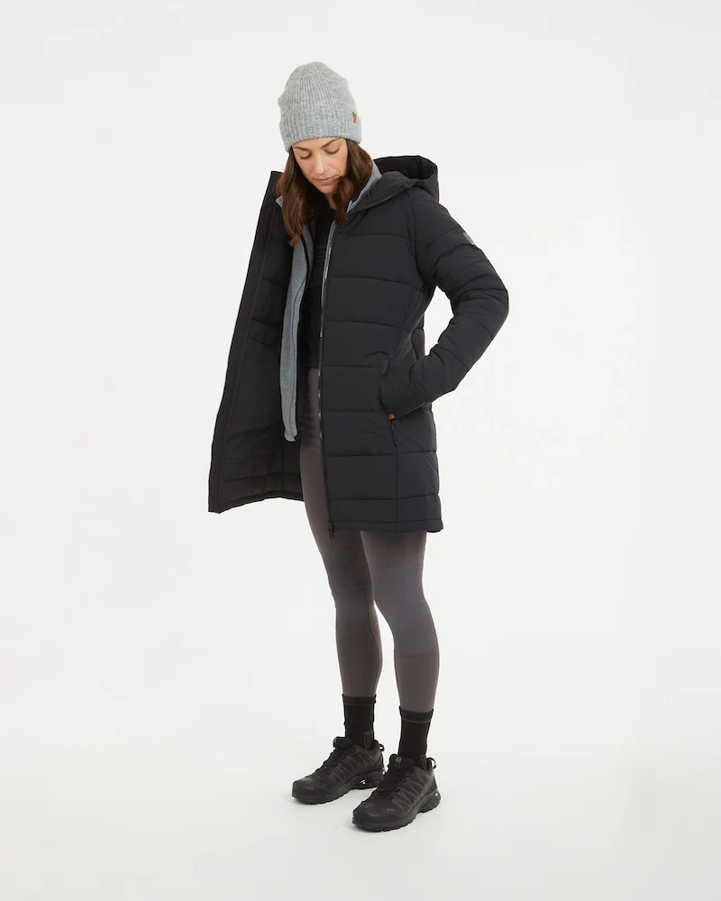 WOOLXLOFT Womens Insulated Puffer Coat Black - Image 9