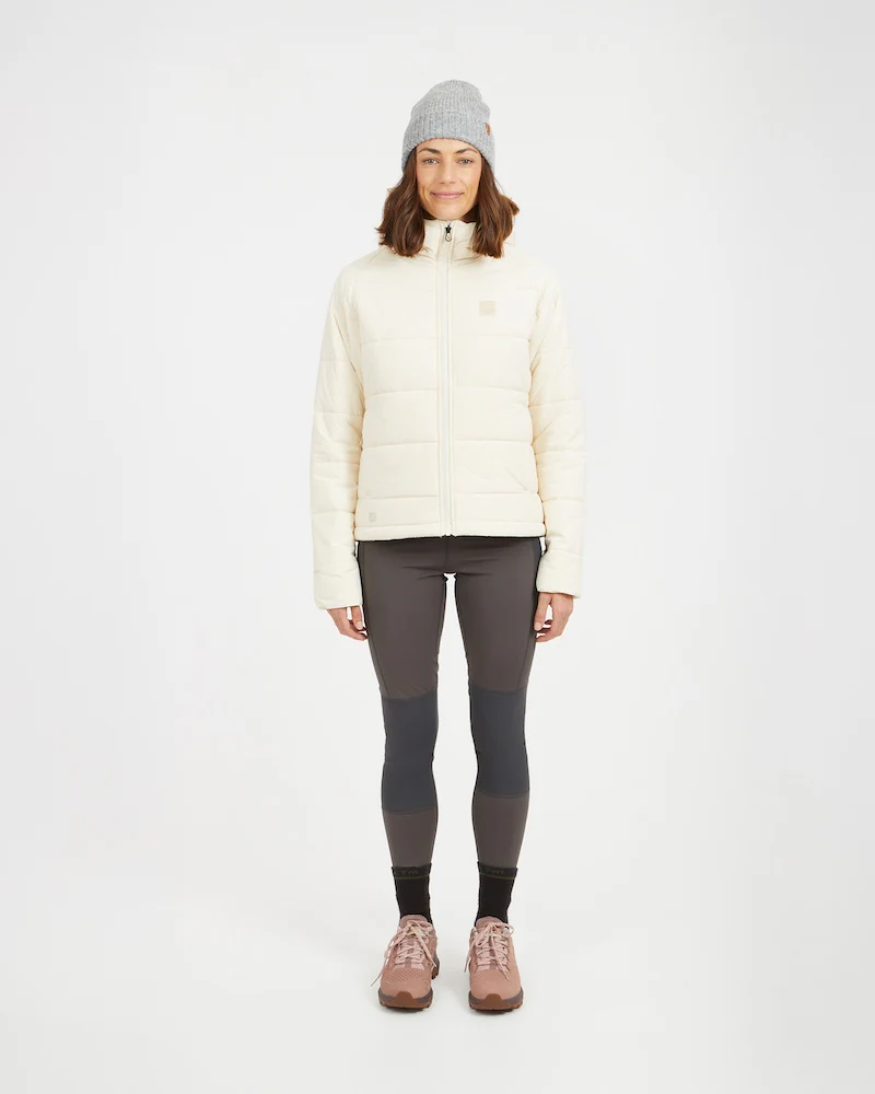 WOOLXLOFT Womens Insulated Puffer Jacket Bone - Image 8