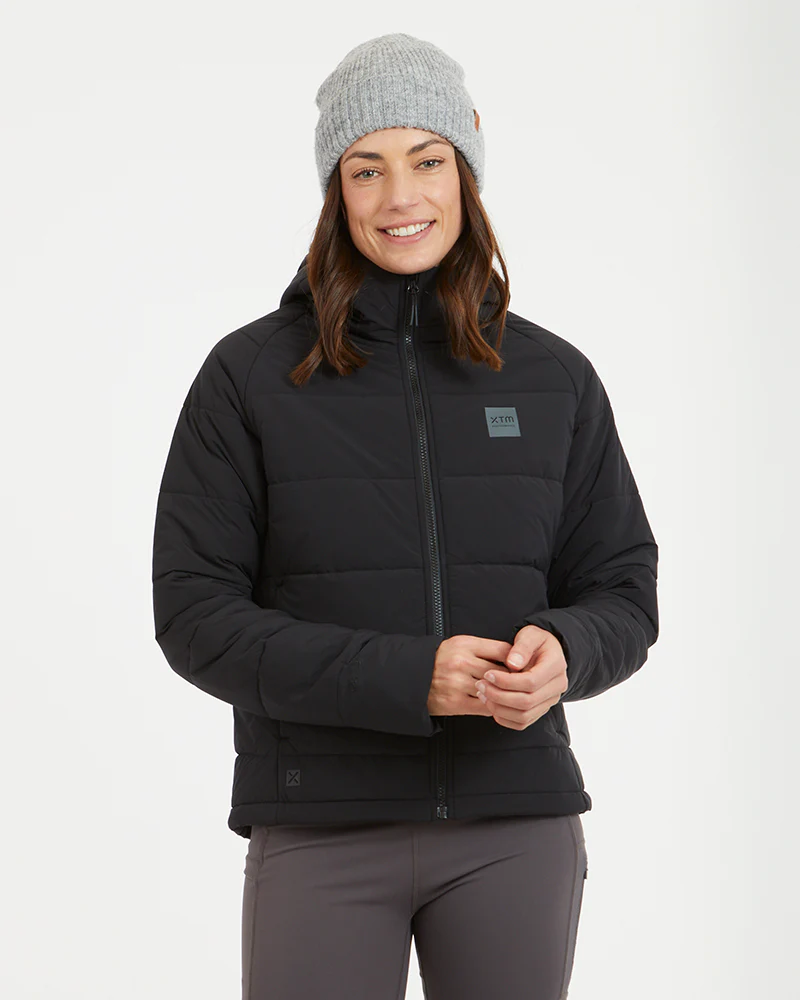 WOOLXLOFT Womens Insulated Puffer Jacket Black