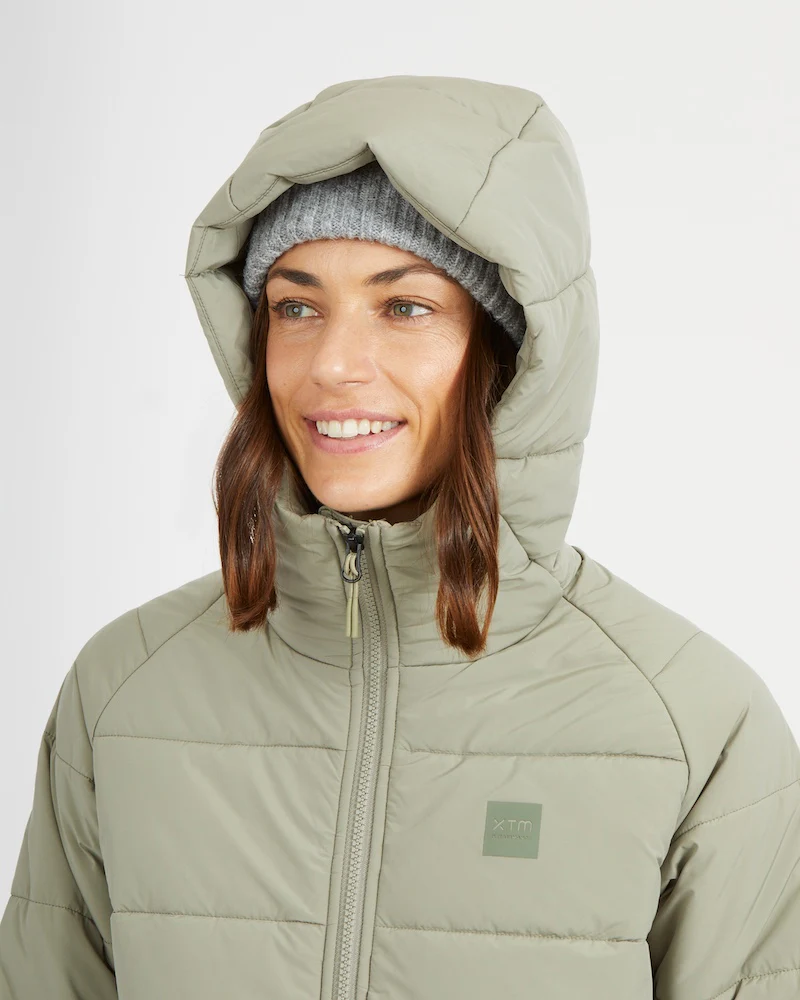 WOOLXLOFT Womens Insulated Puffer Jacket Light Khaki - Image 3