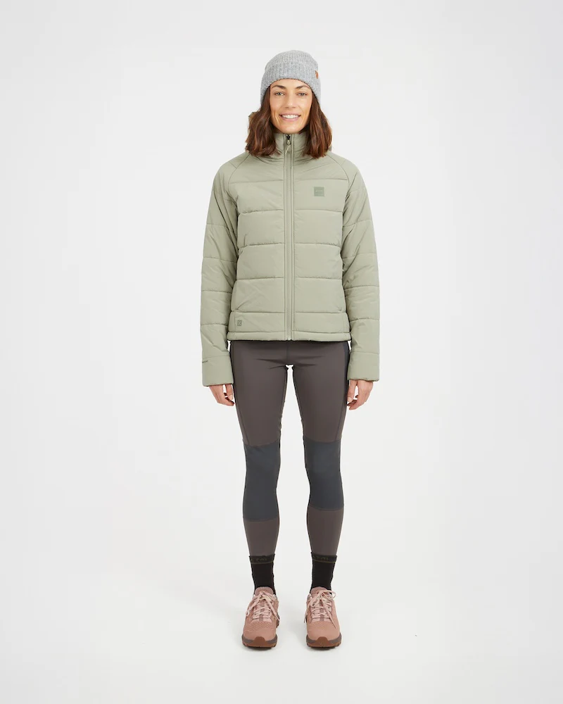 WOOLXLOFT Womens Insulated Puffer Jacket Light Khaki - Image 7