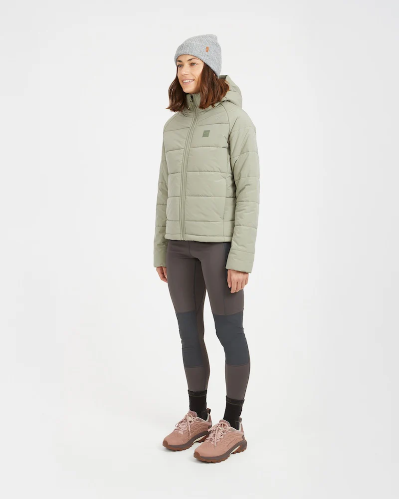 WOOLXLOFT Womens Insulated Puffer Jacket Light Khaki - Image 8