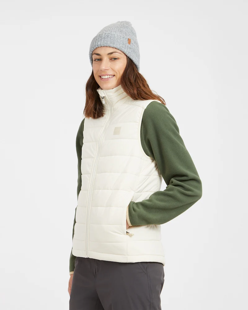 WOOLXLOFT Womens Insulated Puffer Vest Bone - Image 2