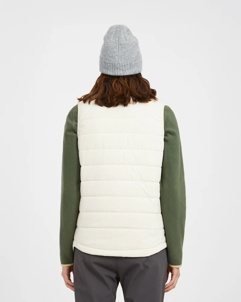 WOOLXLOFT Womens Insulated Puffer Vest Bone - Image 3