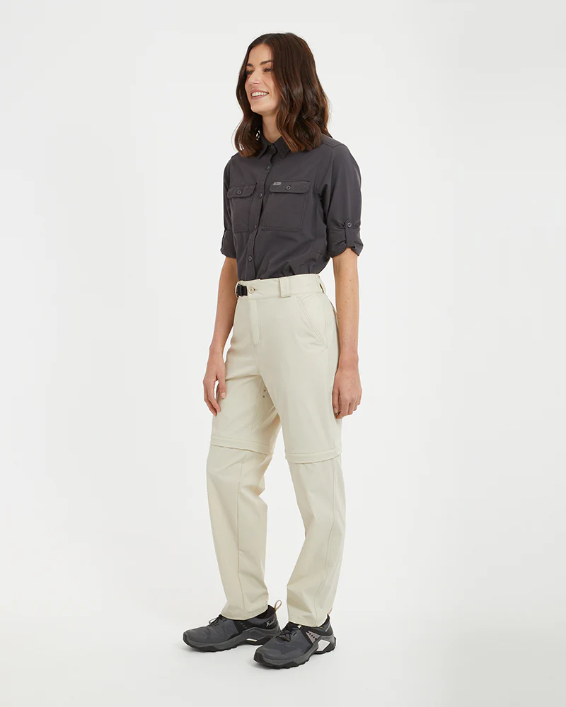 Wye River Ladies Zip Off Hike Pants Sand - Image 11