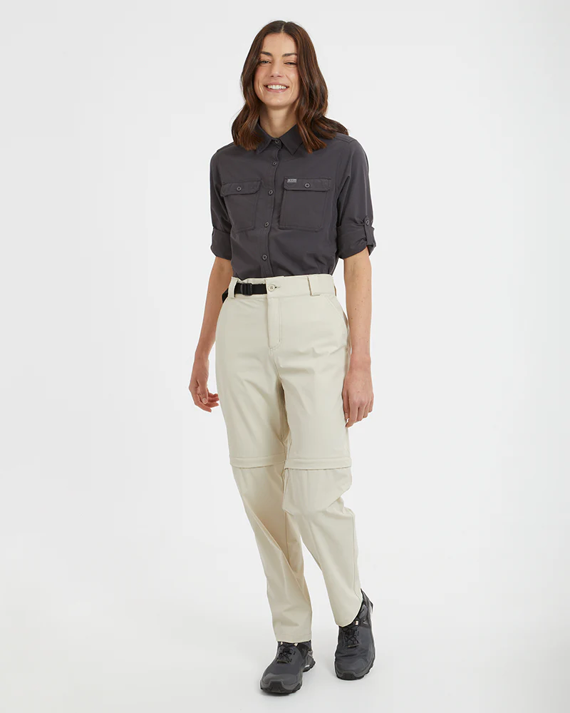 Wye River Ladies Zip Off Hike Pants Sand - Image 13