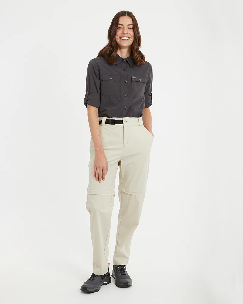Wye River Ladies Zip Off Hike Pants Sand - Image 9