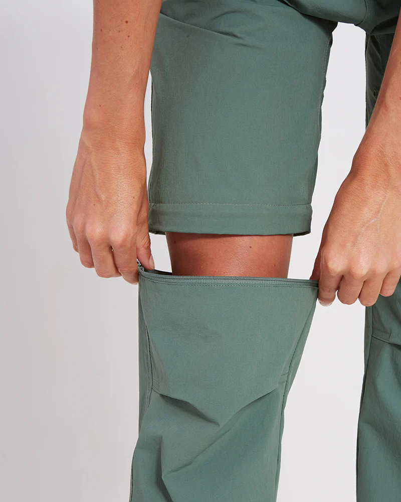 Wye River Ladies Zip Off Hike Pants Spruce Green - Image 10