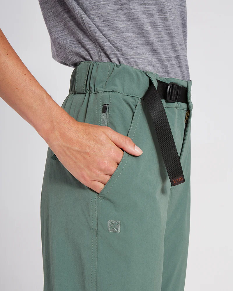 Wye River Ladies Zip Off Hike Pants Spruce Green - Image 5