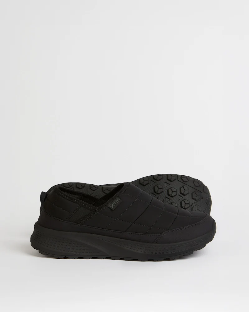 XTM Mountain Slipper - Insulated Ripstop Camp Shoe - Black - Image 3