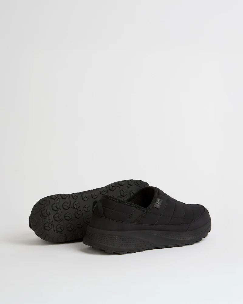 XTM Mountain Slipper - Insulated Ripstop Camp Shoe - Black - Image 4
